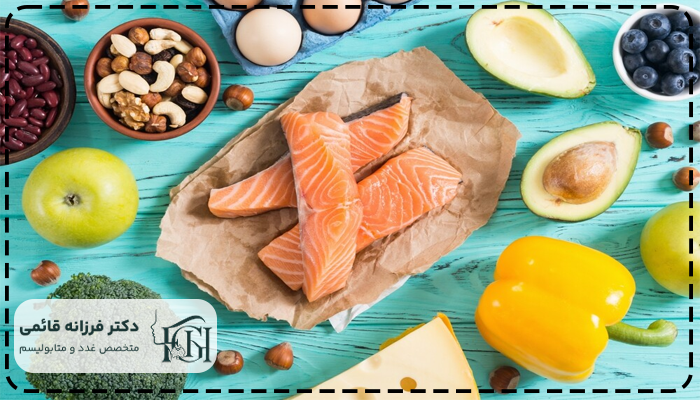 رژیم غذایی برای کم کاری تیروئید و کبد چرب